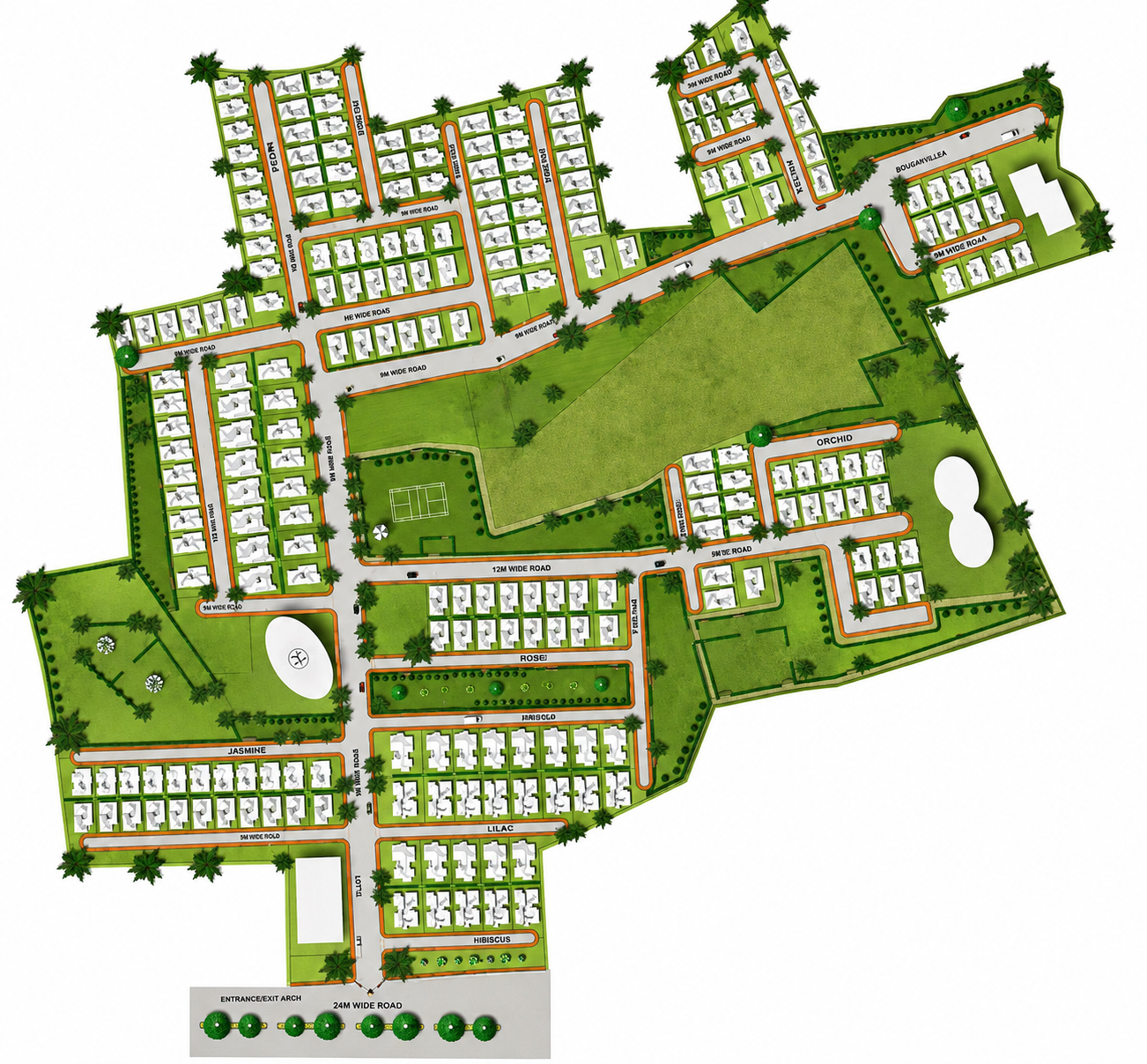 Fortune Cosmos — full township master plan